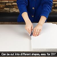 Vista 5 de Paquete de 30 tableros de base de espuma blanca de 20 x 30 pulgadas, hoja de respaldo de núcleo de espuma de 316 pulgadas de grosor, tablero