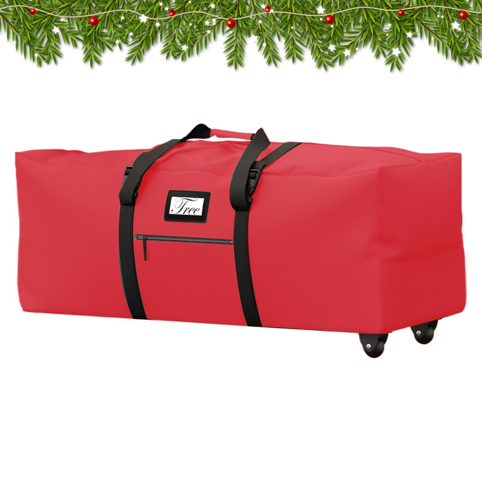 Cassapanca per albero di Natale, contenitore antipolvere, per decorazioni | Scatola albero di Natale per ghirlanda all'aperto università cucina camera da letto soggiorno garage trasloco imballaggio