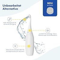 HAPPYPO Po Shower 2.0 Fehér Hordozható Bidé - Intim Zuhany Utazótáskával, Nedves Törlőkendő Helyettesítő, Víztisztítás WC Papír Megtakarítás 5