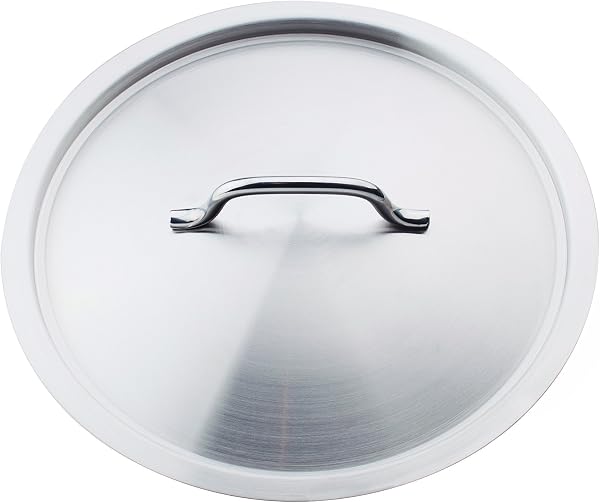 Pentole Agnelli Aluminium Heavy Round Lid with Jumper, Silver, 20 cm - 3