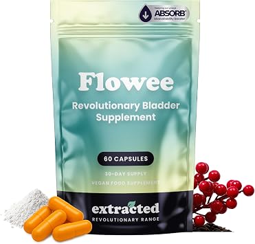 Flowee Bladder Supplements, 60 Vegan Capsules