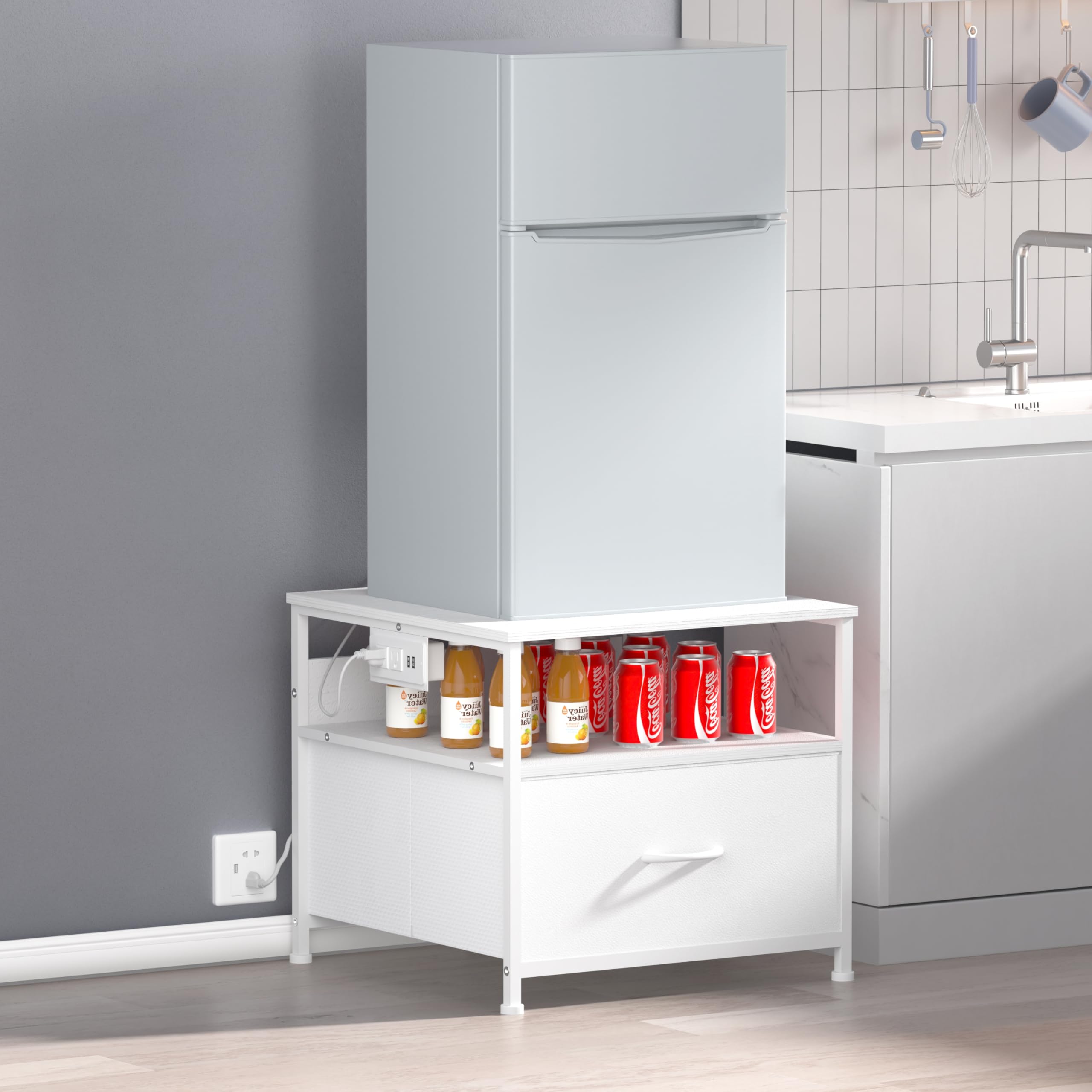 Unionly UN00403-001 Compact Fridge White