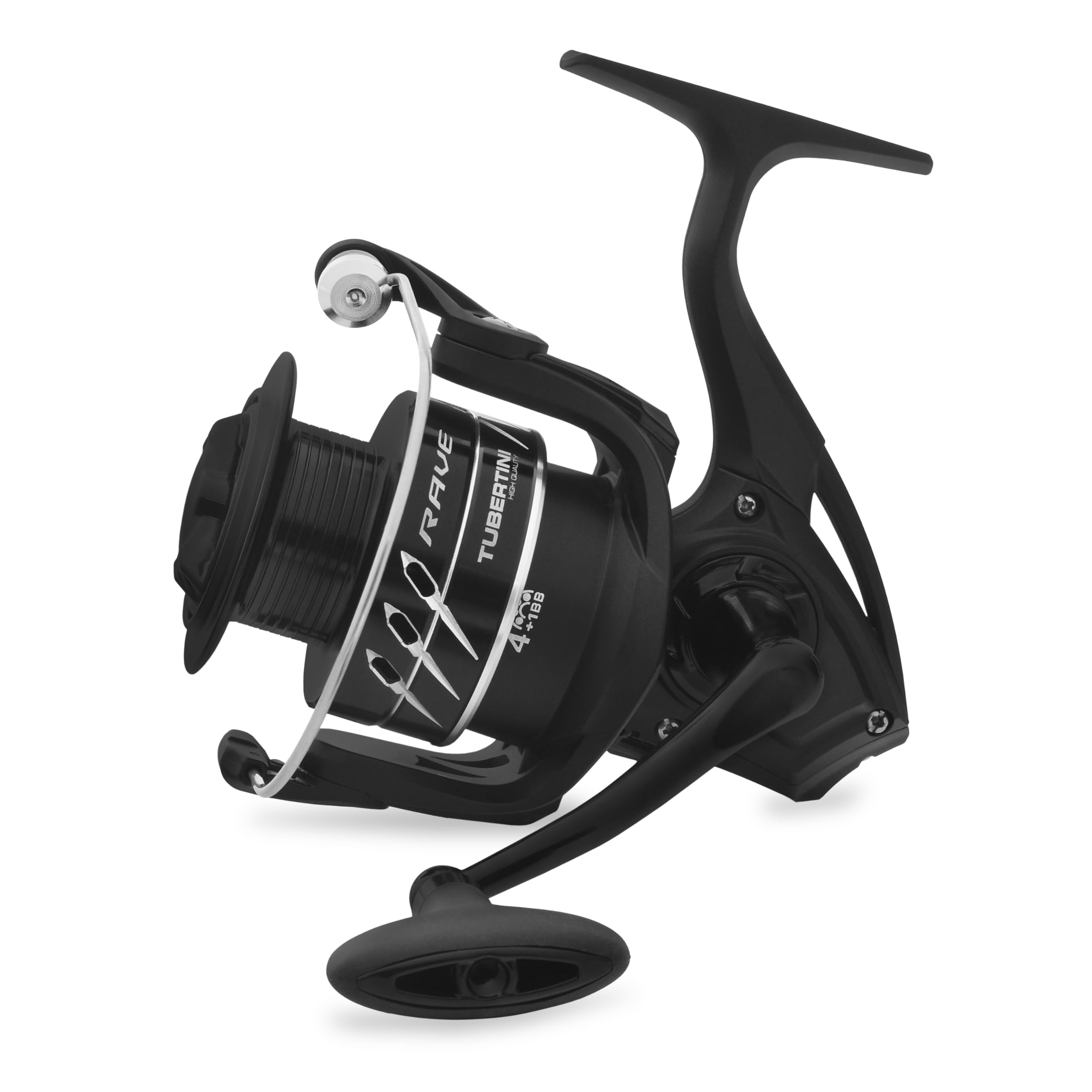 Tubertini 9928xx Rave - Mulinello pesca Spinning, Bolognese e Feeder Leggero, Corpo in Grafite