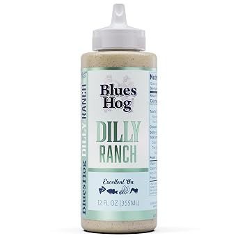Blues Hog Gluten Free Dilly Ranch Sauce, Creamy Dressing & Dipping, 12oz