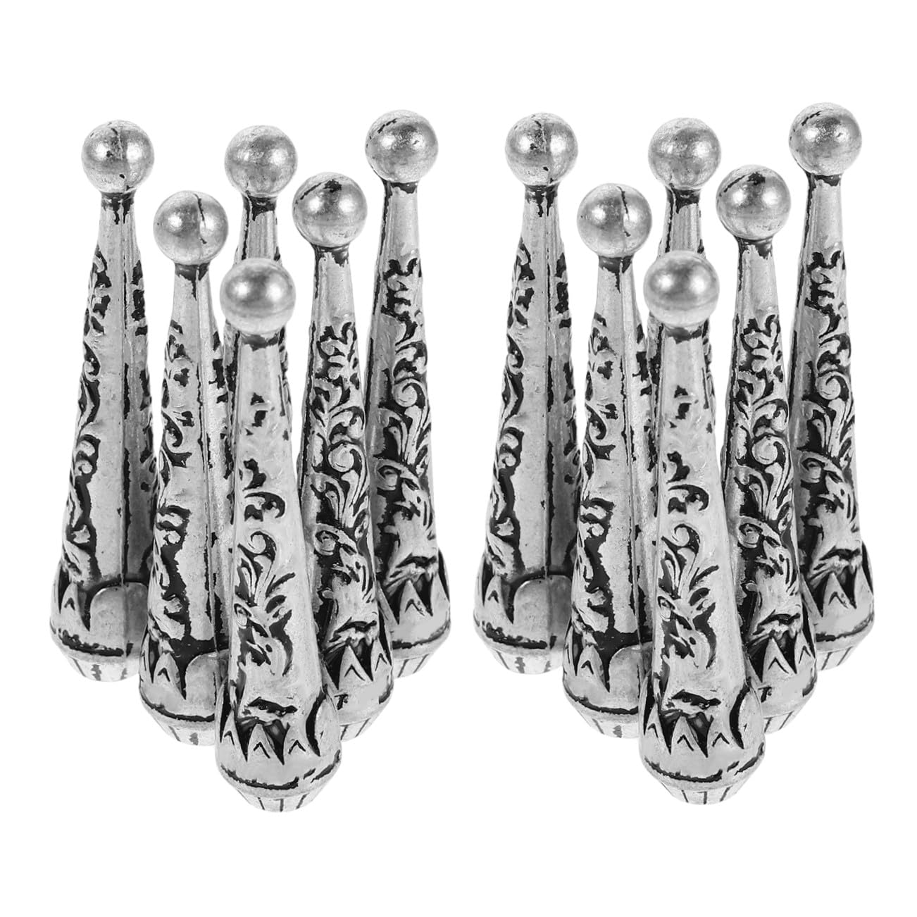 Lazo bolo sin deshilachar gracias a los tapones de cordón antiguos de metal decorativo