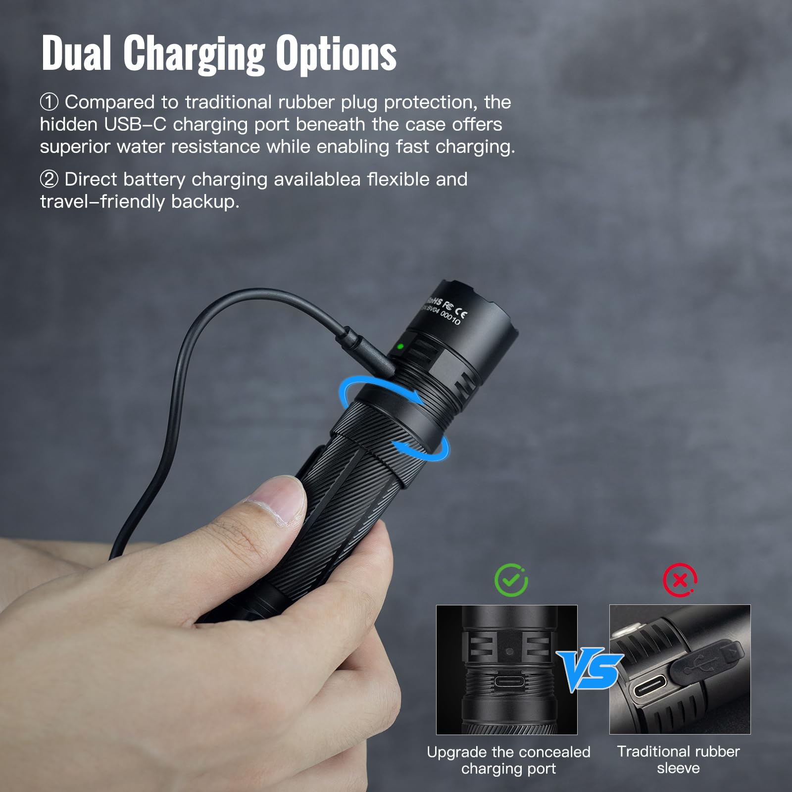 ThruNite ハンディライト 本体 専用ケース付き Amazon.co.jp: ThruNite LYNX タクティカルライト USB-C充電式 3100