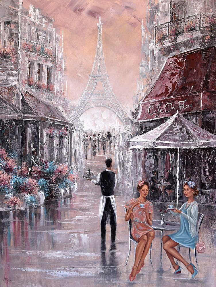 Chit Chat, Paris 11x14 UnFramed Art Print Poster Ready for Framing by Karolewicz, Isabella
