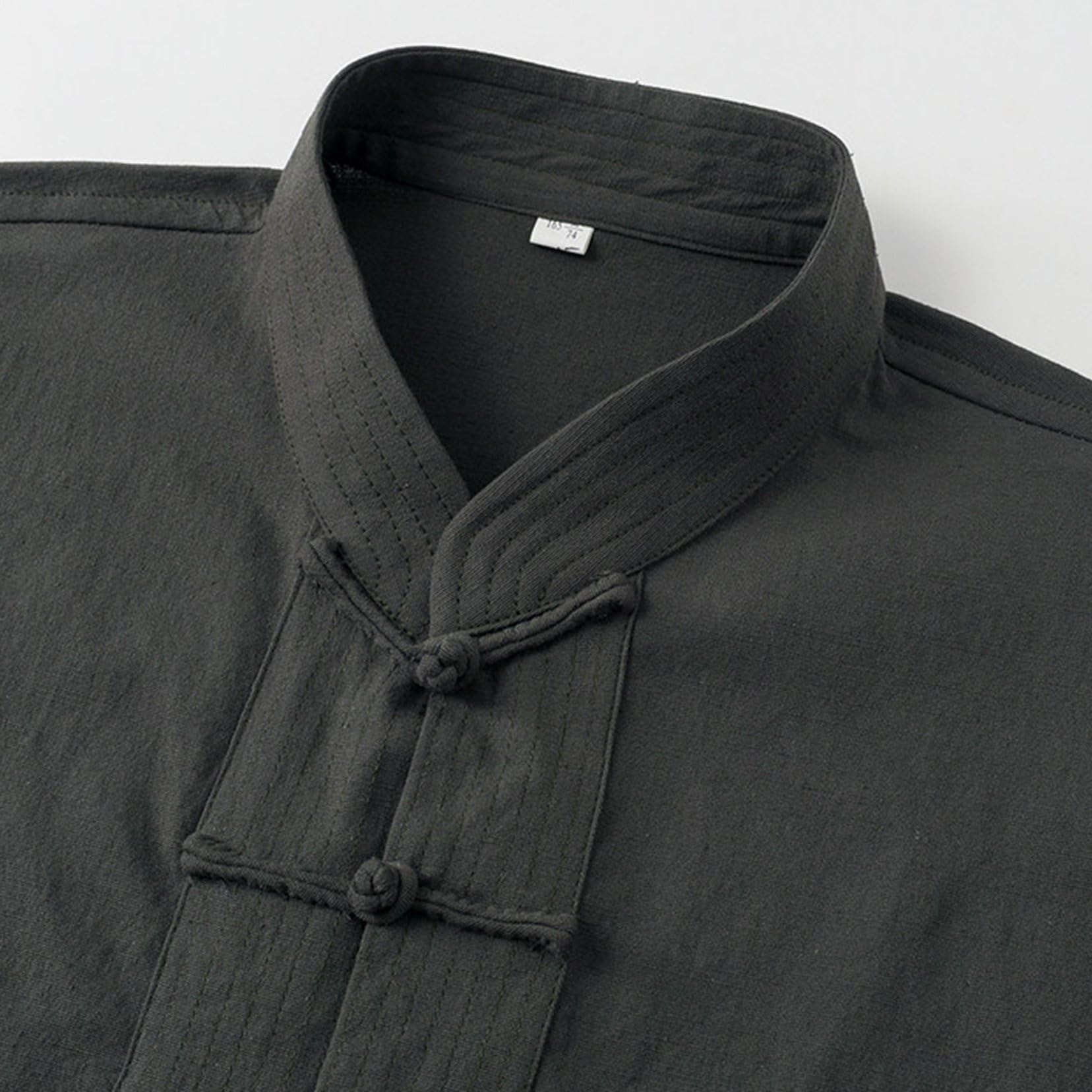Conjunto de traje Tang de Kungfu para hombre - Ropa de ocio y entrenamiento de manga larga para artes marciales tradicionales chinas Taichi, chaqueta y pantalones uniforme