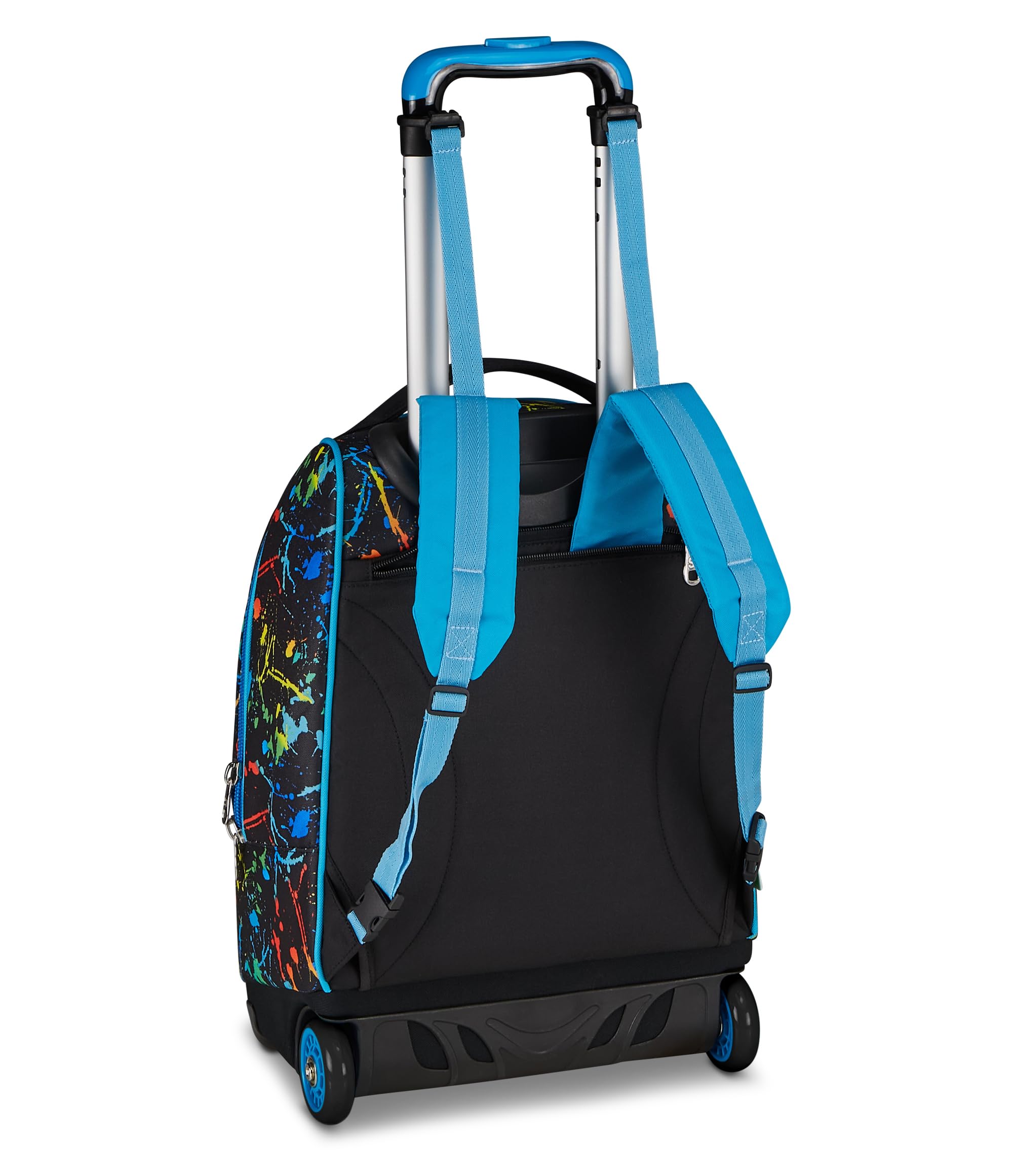 SJ GANG STYLE JAM GANG Big Trolley, 30 L, Doppio Scomparto, Spallacci a scomparsa, Doppio uso, Tasca frontale, Scuola elementare, Jet Black, Bambini, blu