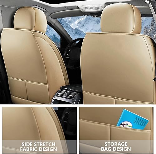 Miniatura 2 de BOJVAIGA Fundas de asiento para Mazda Mazda2 2011-2014, funda de asiento de automóvil de cuero impermeable, accesorios para interiores de automóvil