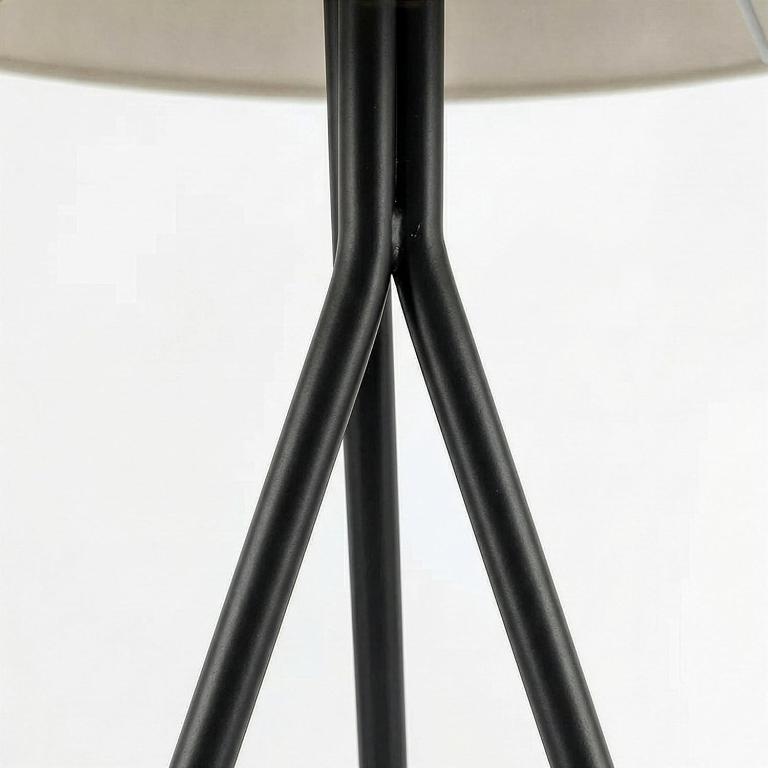 Brightech Forge Tripod LED Floor Lamp – Modern Minimalist Color Changing Light - Contemporary Standing Metal Tripod Lamp for Bedroom, Living Room, Office - Classic Black