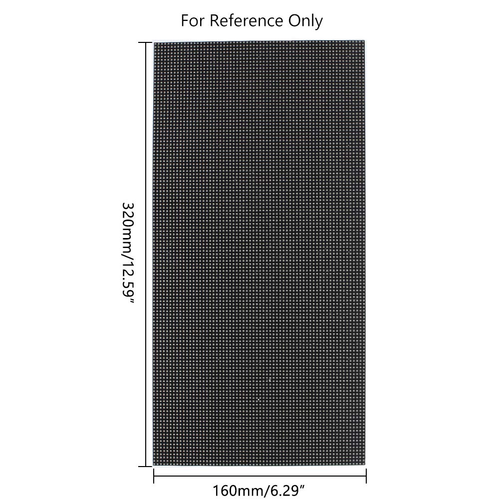 (P5) LED Matrix Module, Full RGB Digital Pixel Panel Screen with (2048 dots, 1/16 Scan, 800 Nits) Brightness for Indoor Display(Size: 320 * 160 mm)