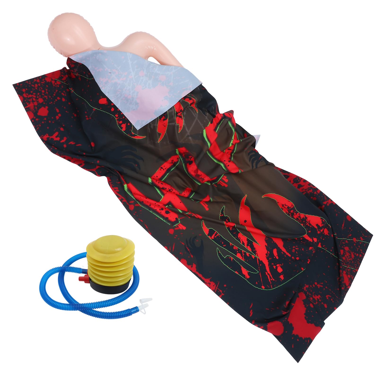 Toddmomy 1set Decorativo Halloween con Corpse Fake Realistico per Feste Ambientazioni Spettrali Materiale PVC Tessuto Adatto per Interni Ed Esterni Atmosfera da Garantita