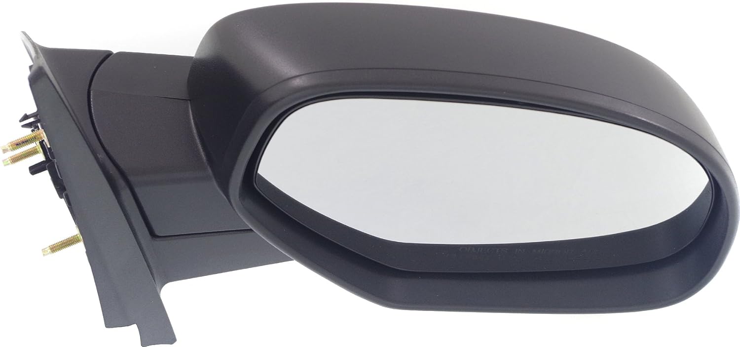 Kool Vue Right Non-Electric Mirror for Chevrolet Silverado 1500 Avalanche GMC Sierra 1500 2007-2013 Manual Fold w/o Signal Light, Blind Spot Monitor, Memory, Puddle Lamp & Auto-Dim Textured New Body