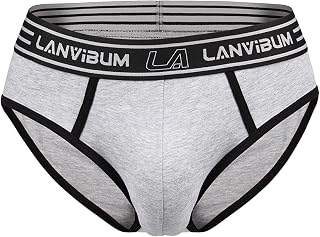iTNHFP Mens Bikini Underwear High Density Athletic Supporter Quick Dry Fit Stretch Quick Dry & Moisture Wicking Soft Cotton otton Regular Long Loose Lounge A Black/Blue Breathable Boxer Briefs
