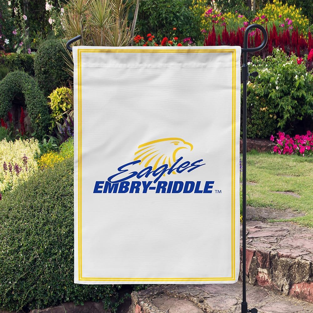 Embry-Riddle Aeronautical University 12x19 Inches Double Sided Garden Flag (Embry-Riddle Aeronautical University # 19)