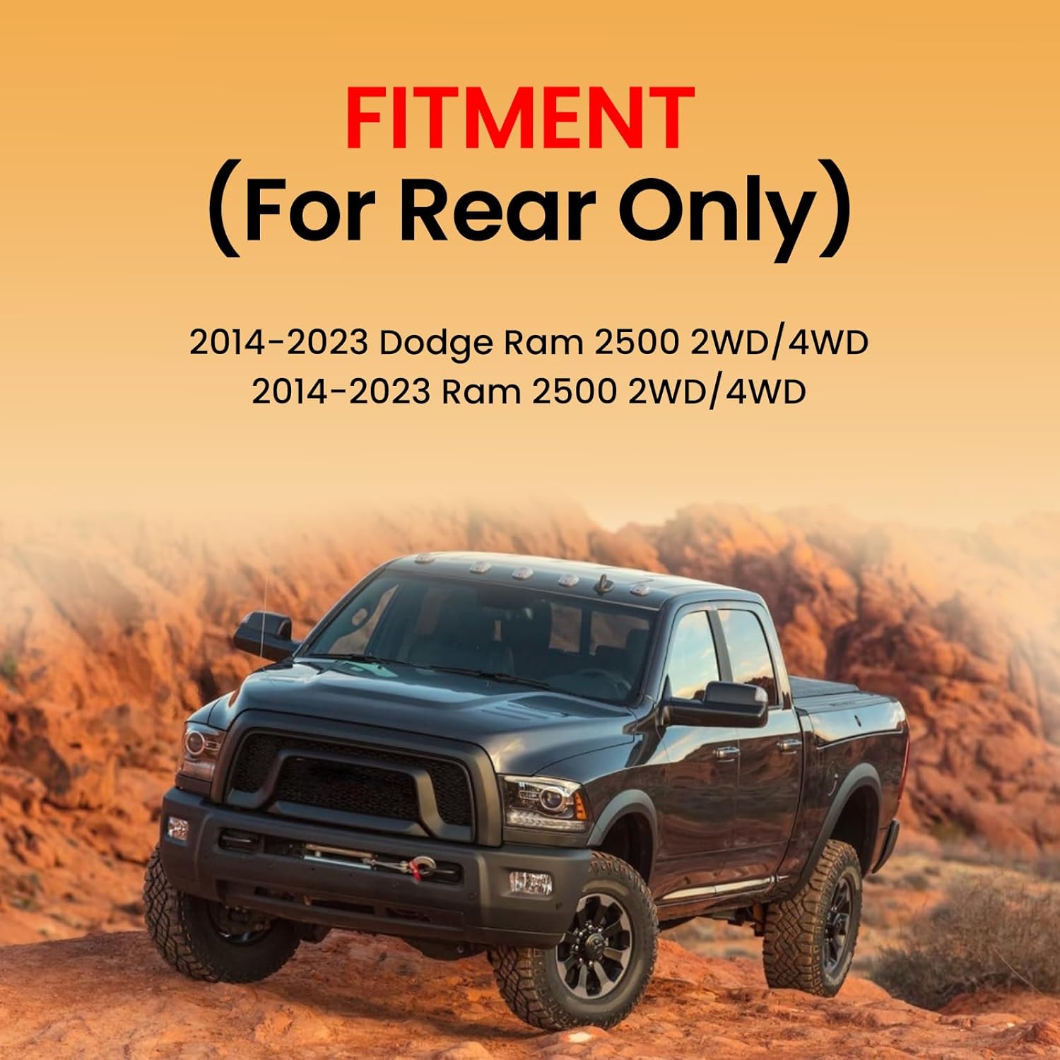 MILLISEC Air Spring Bags Suspension Kit Compatible with 2014-2023 Dodge Ram 2500 2WD/4WD and 2014-2023 Ram 2500 2WD/4WD pickups LoadLifter 5000 Replaces# 57289