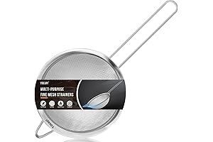 6.3" Fine Mesh Strainer for Quinoa: A Culinary Essential for Every Kitchen
