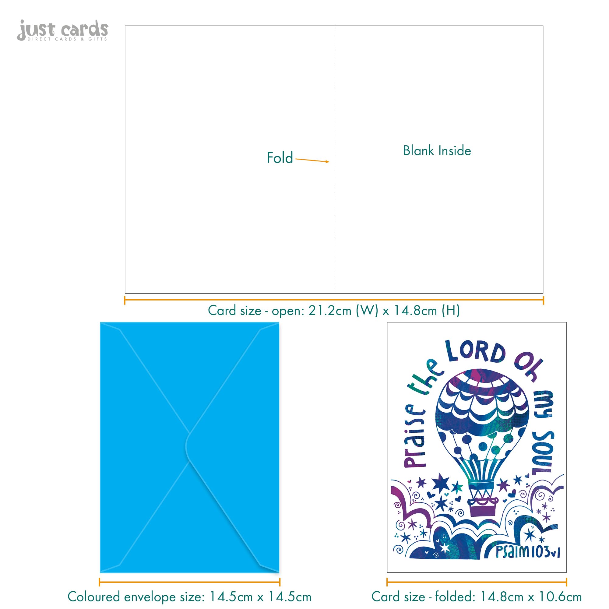 Christian cards for all occasions, 9 designs in this pack of religious cards, blank inside, each with Bible quotes on the front and brown envelopes, by Just Cards Direct (CH4000) - Image 4