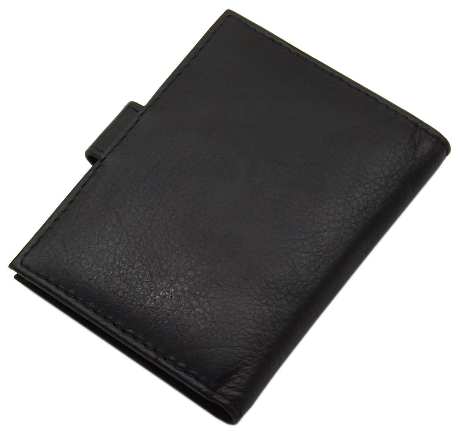 myledershop XL Leder Kreditkartenetui mit Ersatzfolie MJ-Design-Germany in Schwarz