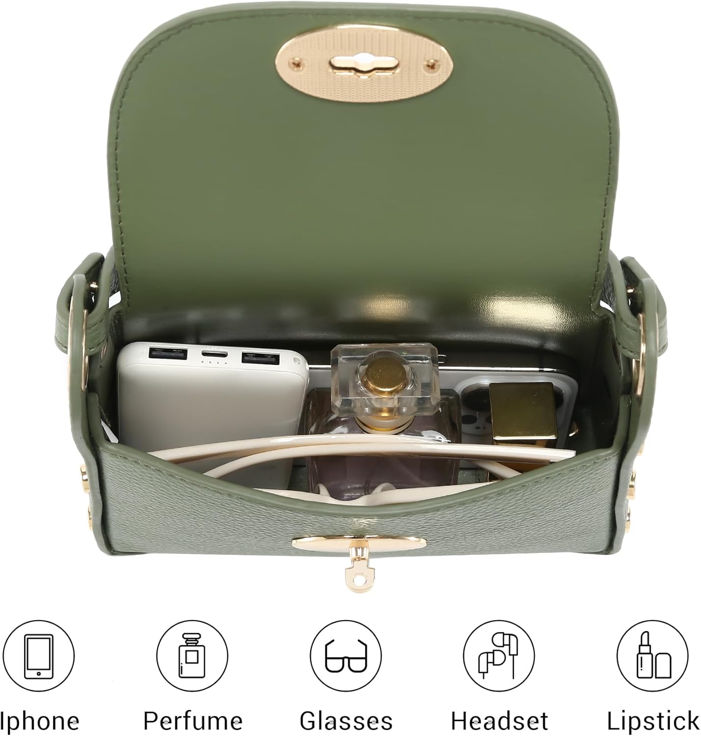 VONMAY Women Small Crossbody Bag Studded Evening Bags Clutch Purse Mini Satchel Handbag for Wedding Prom Cocktail Party | mini clutch purse, prom clutch bag, dressy small handbag, studded evening bag, small crossbody bag, chain strap purse