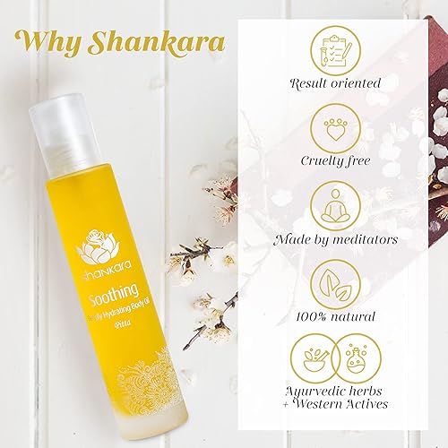 Miniatura 4 de Shankara Aceite corporal calmante para mujeres y hombres con lavanda, caléndula y bálsamo de limón, aceite corporal hidratante perfecto para nutrir