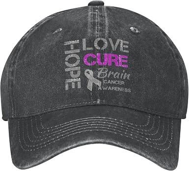 Brain Cancer Awareness Funny Hat 