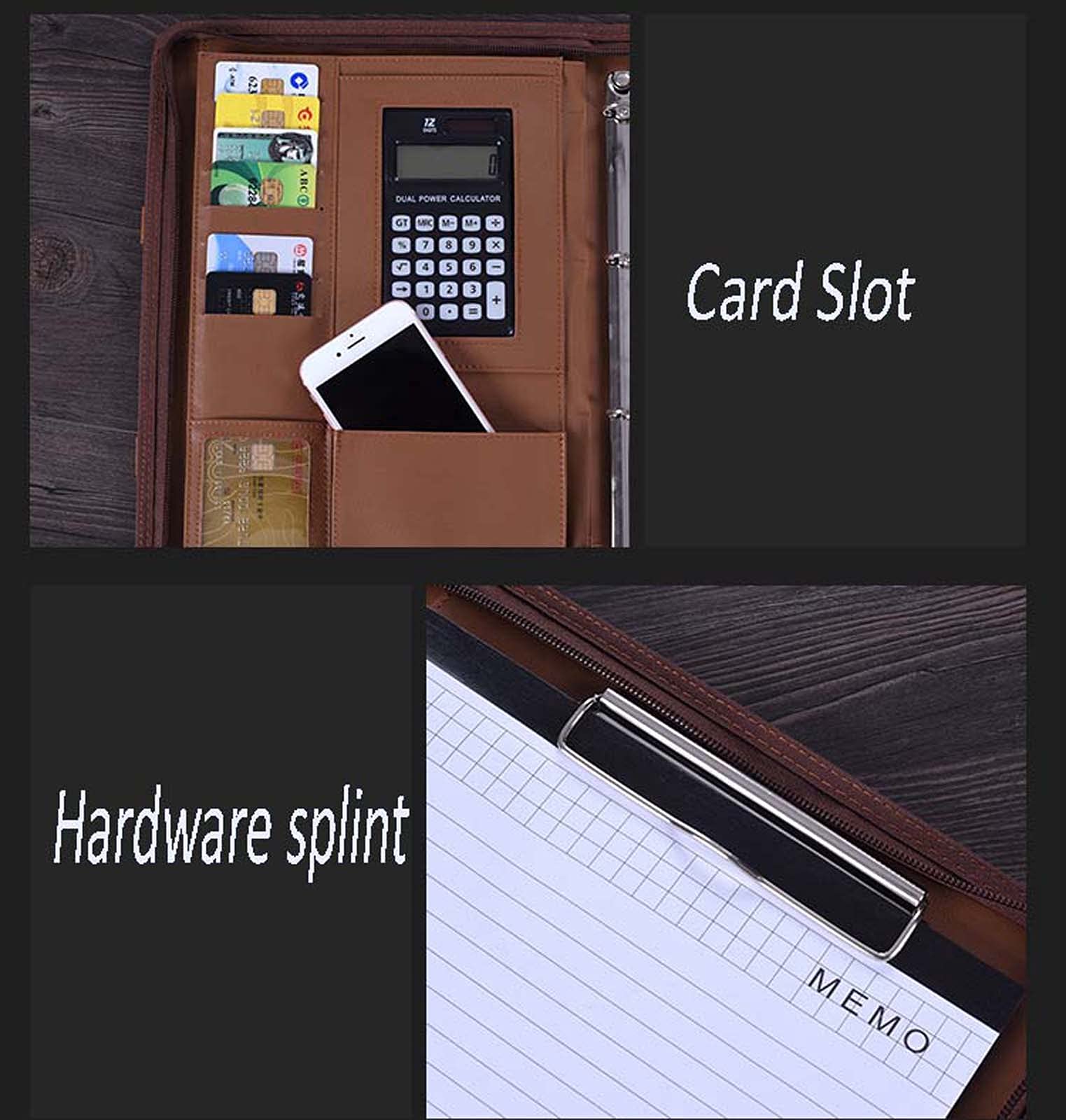 Only-Bags.Store Cartella Per Scrivere Cartella Per Conferenze Cartella In Pelle Pu Appunti Cartella P 43719157 - Foto 11