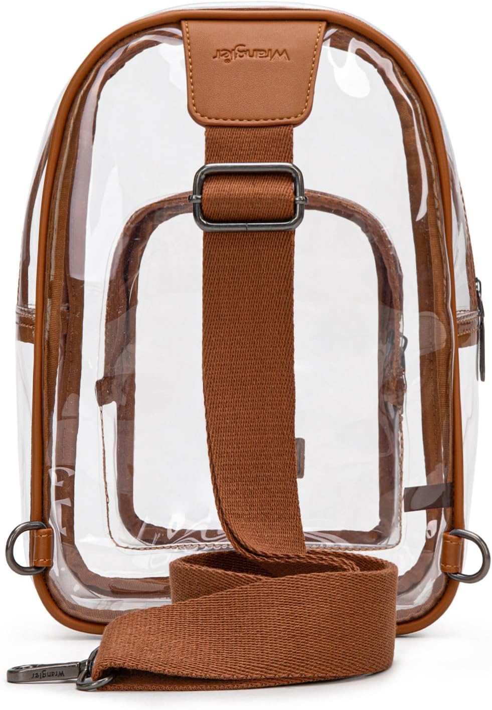 Wrangler Crossbody Clear Sling Bags for Women Stadium Approved Cross Body Purse for Sports Events Concerts