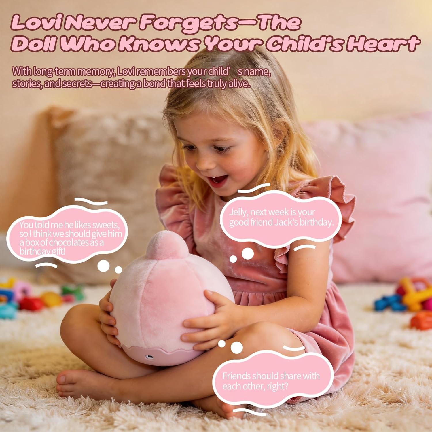 Cute Ai Live Pets for Kids, Interactive Plush Talkiing Companion, Gifts for Girls & Boys V6