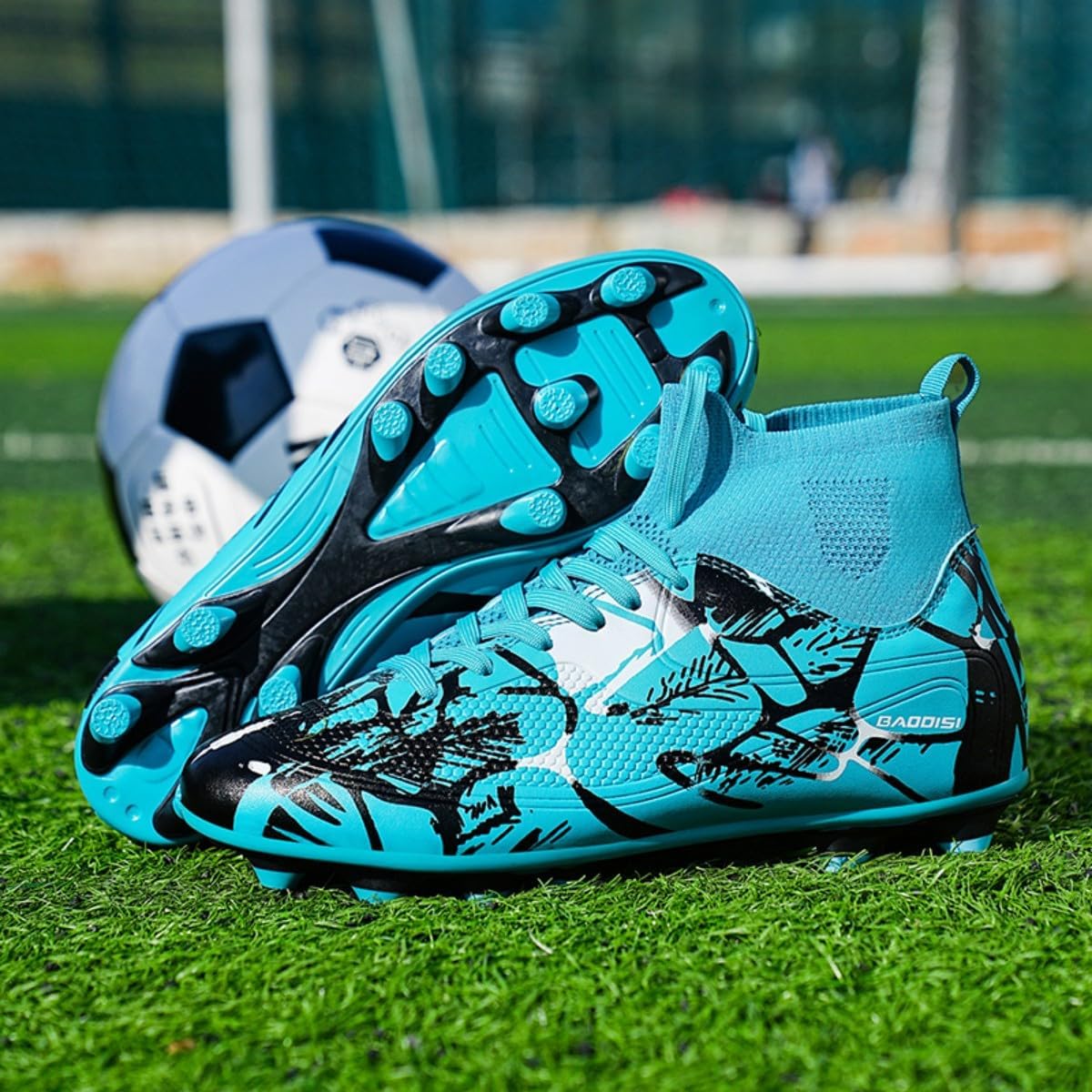 Soccer Cleats for Men Lightweight: Firm Ground Football Shoes for Outdoor Indoor