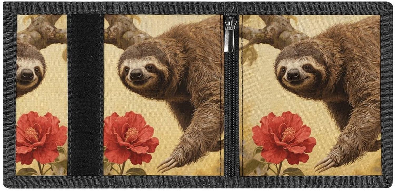 Animal Trifold Wallet with Cash Pocket & Card Holder image 4