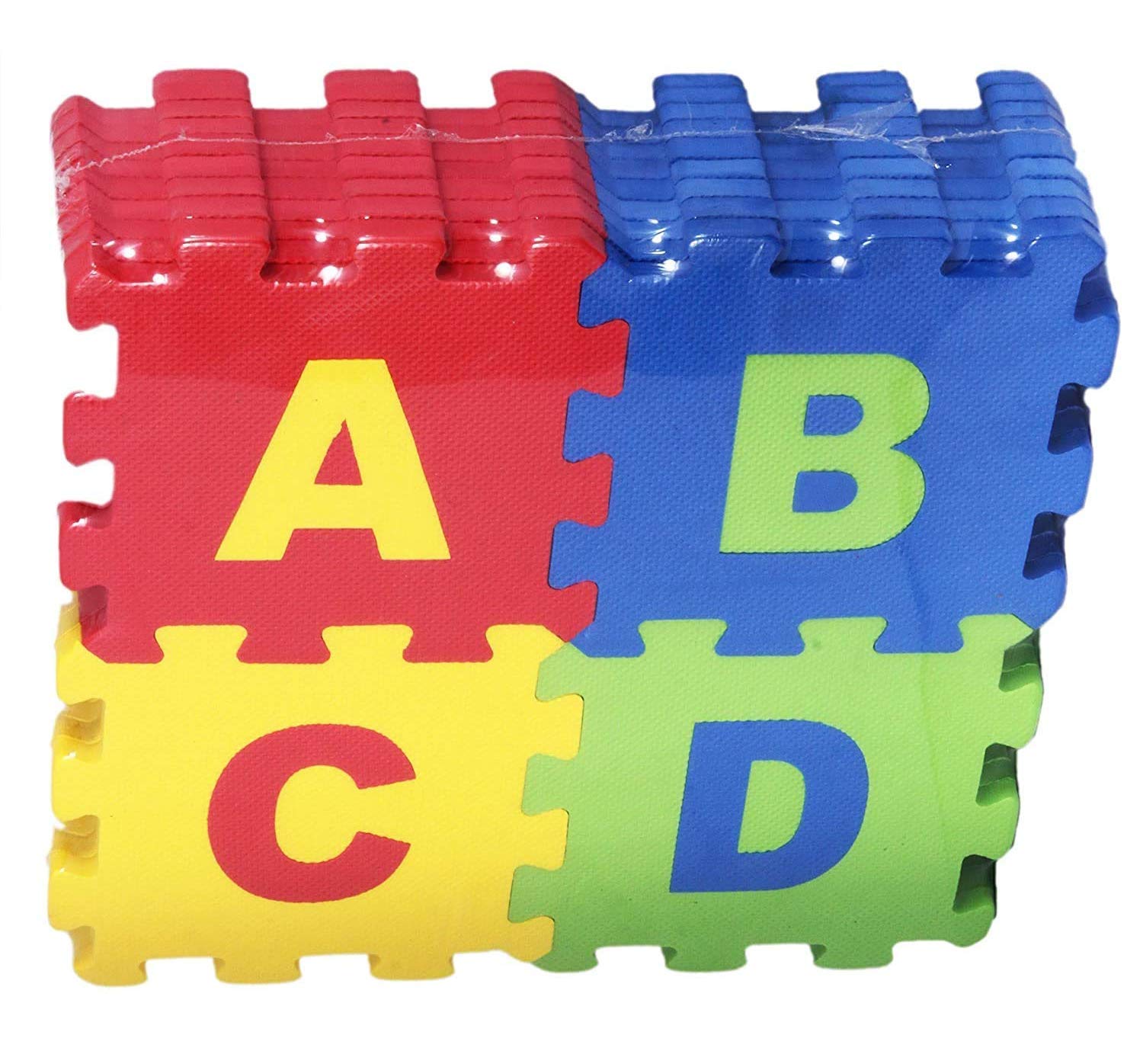 CkTech® Big ABCD Number Interlocking Playmat Toys Kids Games Eva Foam Alphabets Jigsaw Learning Educational Toys 3+ Age above Year Baby Boys & Girls