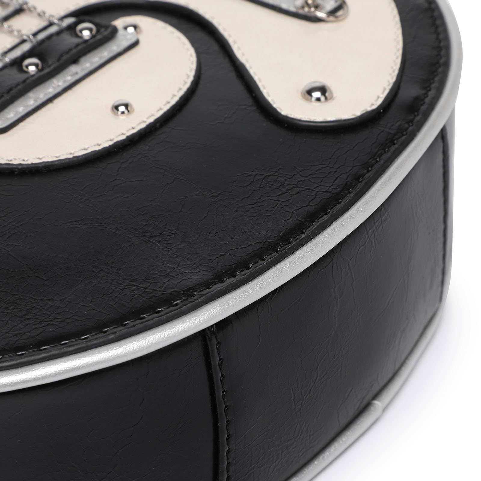 Elegante borsa a tracolla in pelle PU a forma chitarra Borse a tracolla casual Borsa a tracolla per amanti della musica e viaggiatori Accessorio per amanti della musica