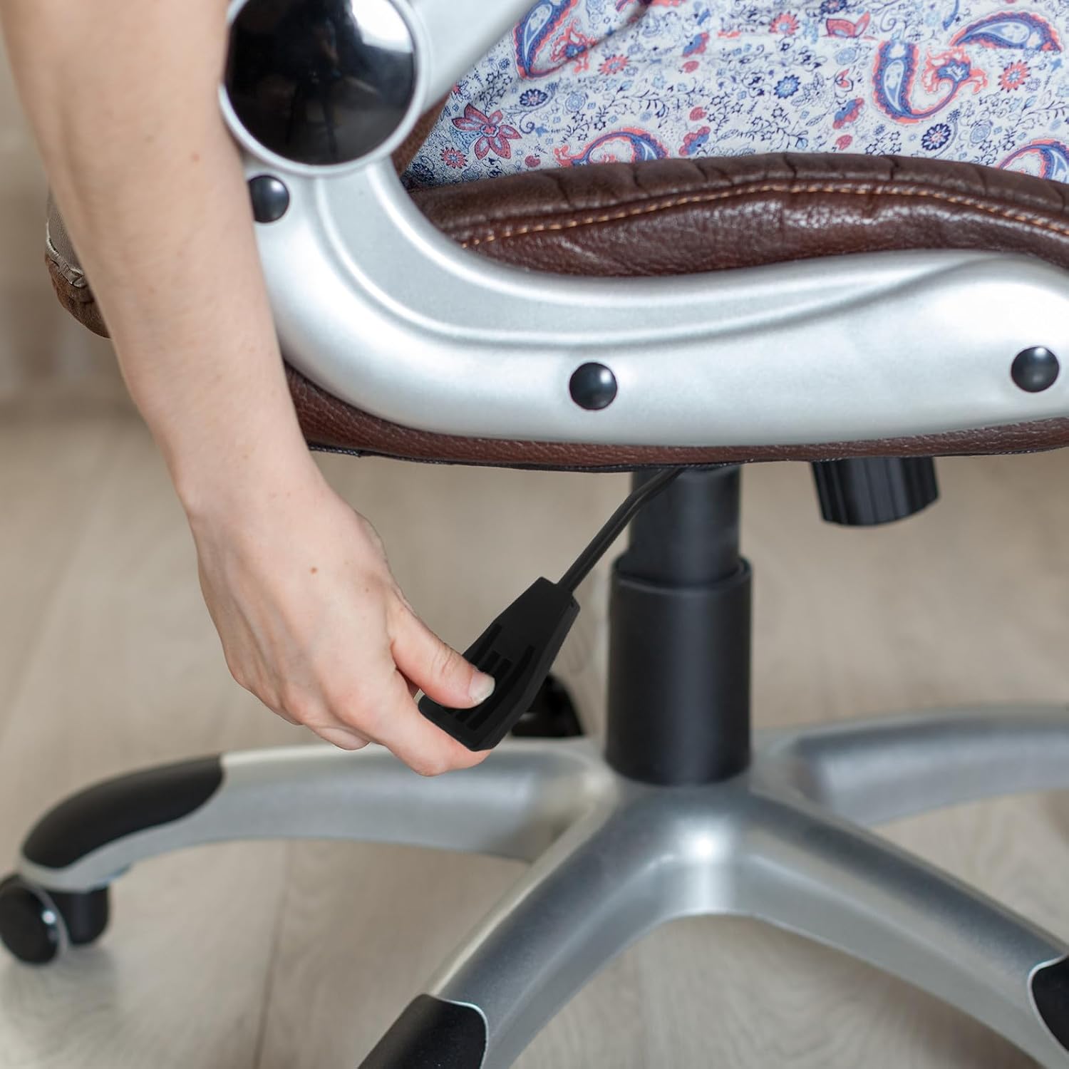 Chair Tilt Base Plate, Office Chair Replacement Swivel Tilt Base, Heavy Duty Control Lift Tray Mechanism Part for Swivel Desk Computer, 2.5 Mm/0.1" Hole