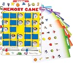 Melissa & Doug Flip-to-Win Portable Wooden Travel Game Board with 25 Flaps & 7 Double-Sided Memory Game Cards—Animals, Colors, Fruits, Shapes & Much More—Preschool Toys for Kids Ages 5+