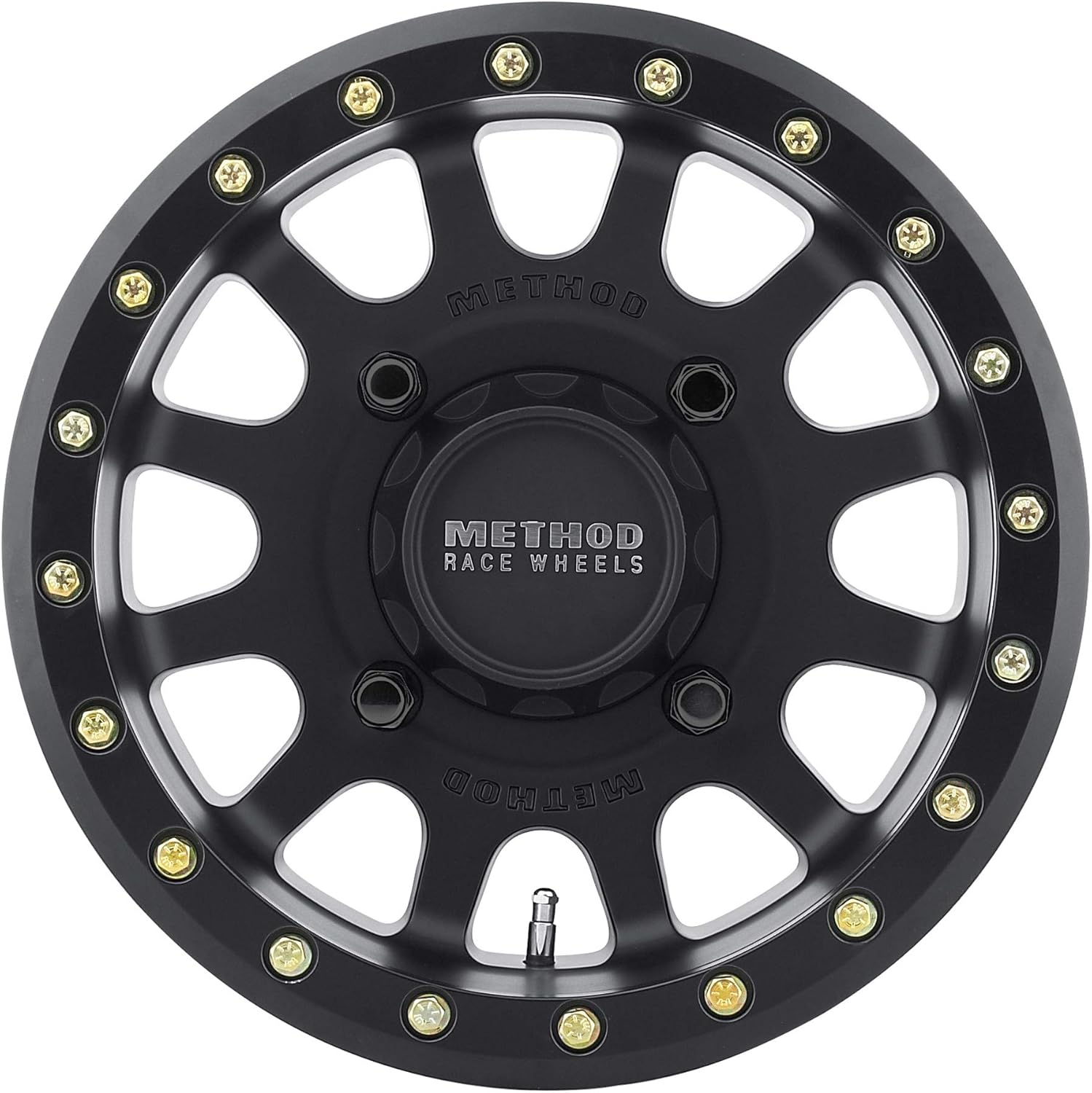 Method Race Wheels 401 UTV Beadlock Matte Black 15x7" 4x136", 13mm offset 4.3" Backspace, MR40157047543B