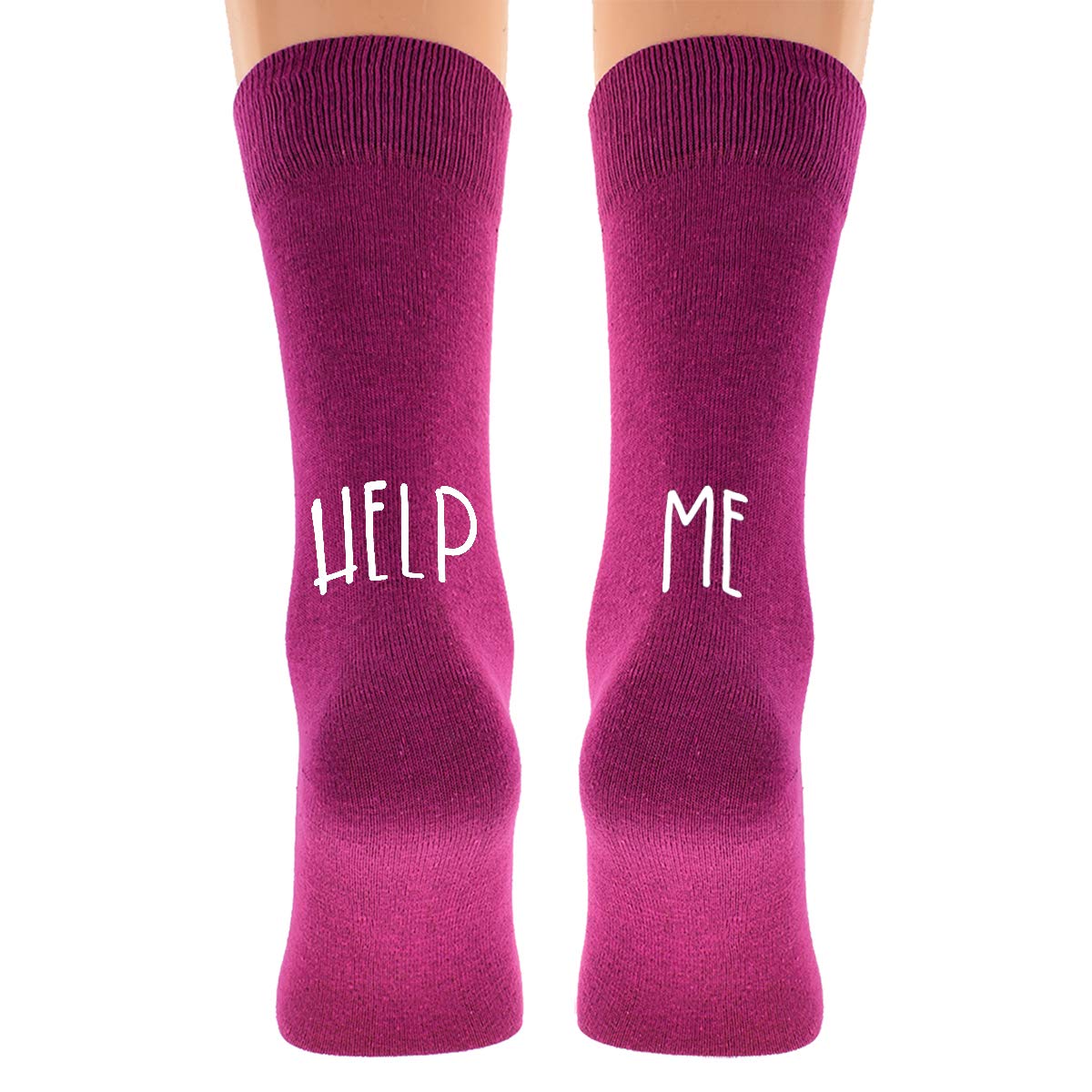 Gtr-Prestige Giftware Cranberry Great Fun Help Me Wedding Socks For A Groom With A Sense Of Humour Uk Size 5-12 (Cranberry)