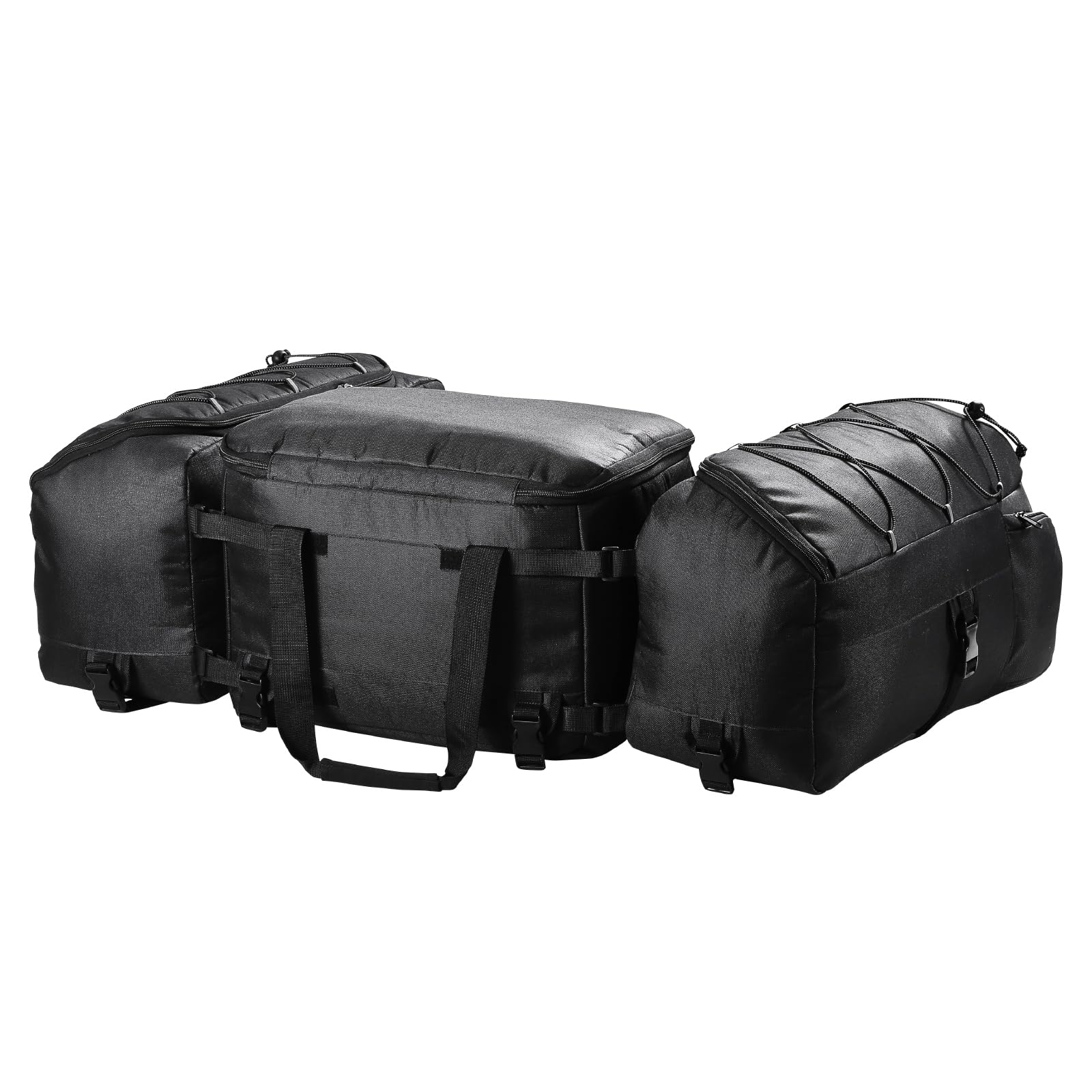 VEVOR Bolsa de Almacenamiento Trasera para ATV 74 L con Bolsa Térmica Aislante, de Tela Oxford 600D, con Portaequipaje Trasero, Compatible con Vehículos ATV, UTV y Can-Am, 880 x 580 x 280 mm
