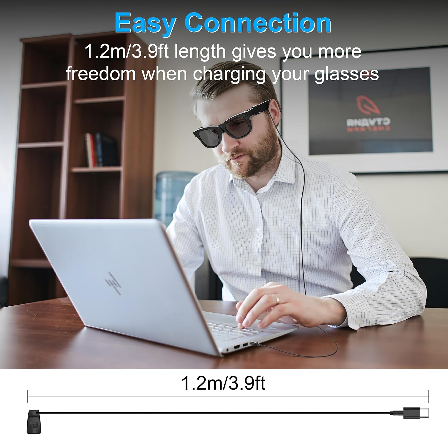 Charging Cable for Ray-Ban Meta Gen 2/1 & Oakley Meta HSTN Smart Glasses image 3