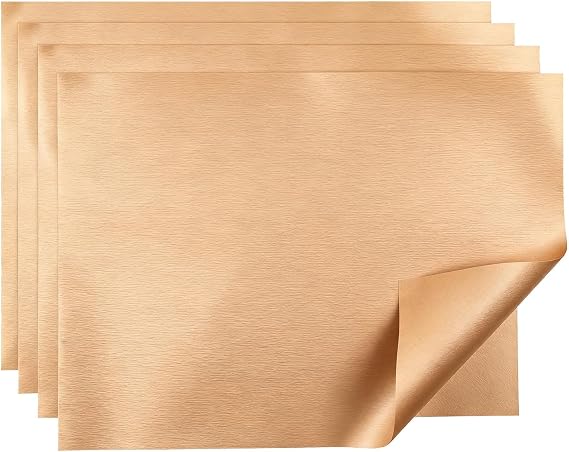 4 PCS Teflon Sheet, Heat Press Teflon Sheets 16x20 PTFE Heat Transfer Paper Reusable Non-Stick, Resistant Crafting, Baking, Ironing, DIY Projects, Iron Protector, and Non-Stick Oven Liner