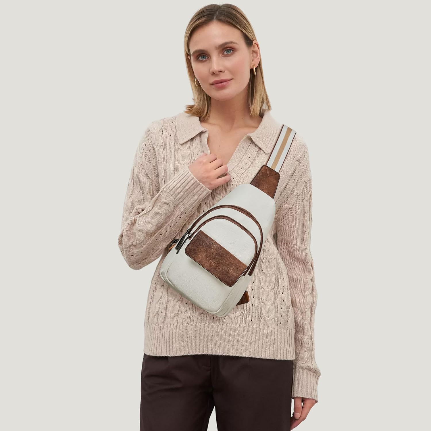 Sling Bag Crossbody Bags for Women Small Cross Body Bag Fanny Packs Chest Sling Purse for Daily Travel Leisure Sport - Image 2