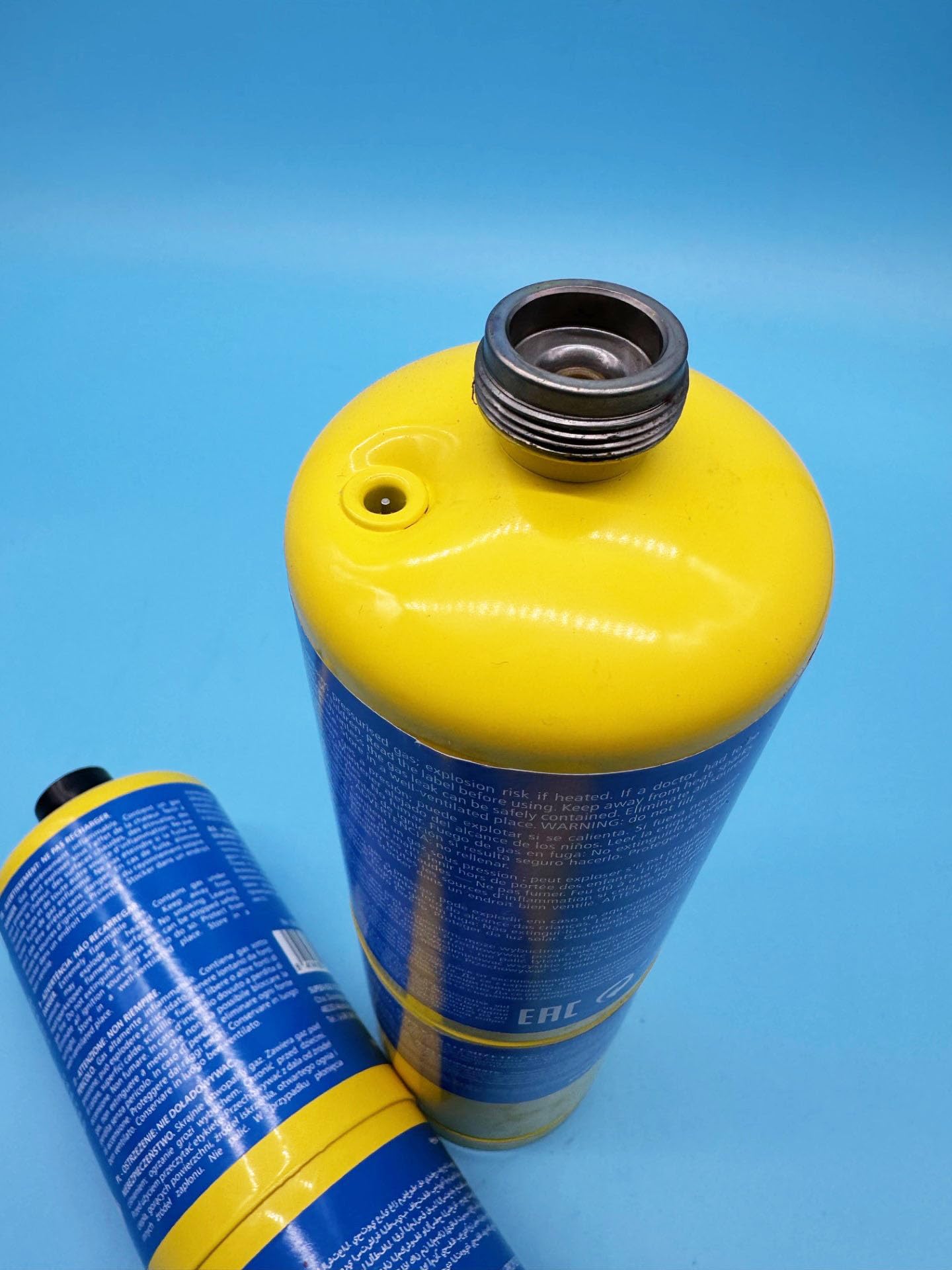 Recambio Gas Universal para Soplete | 2x Cartuchos de Gas 400gr | Recamnio Universal Rosca de 1"