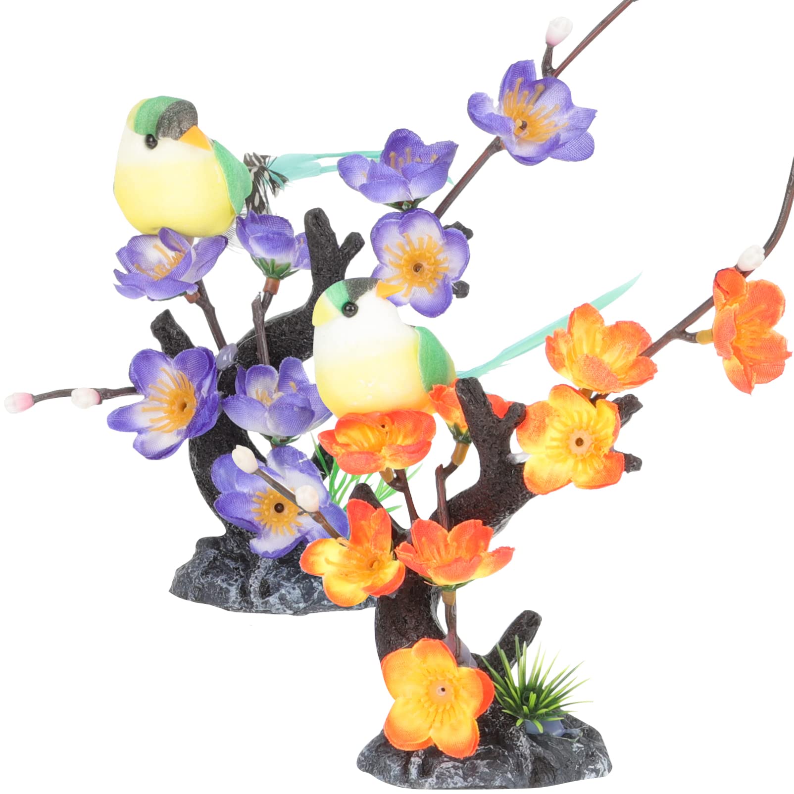 Operitacx Silk Japanese Sushi Plate Decor Cherry Blossom Plant Dish Ornament for Hotel Bar Dining Room Random