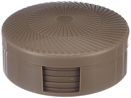 Ganesh Camellia Tea Coaster Set for Dining Table for Hot Pots - Coasters for Cups Set of 6