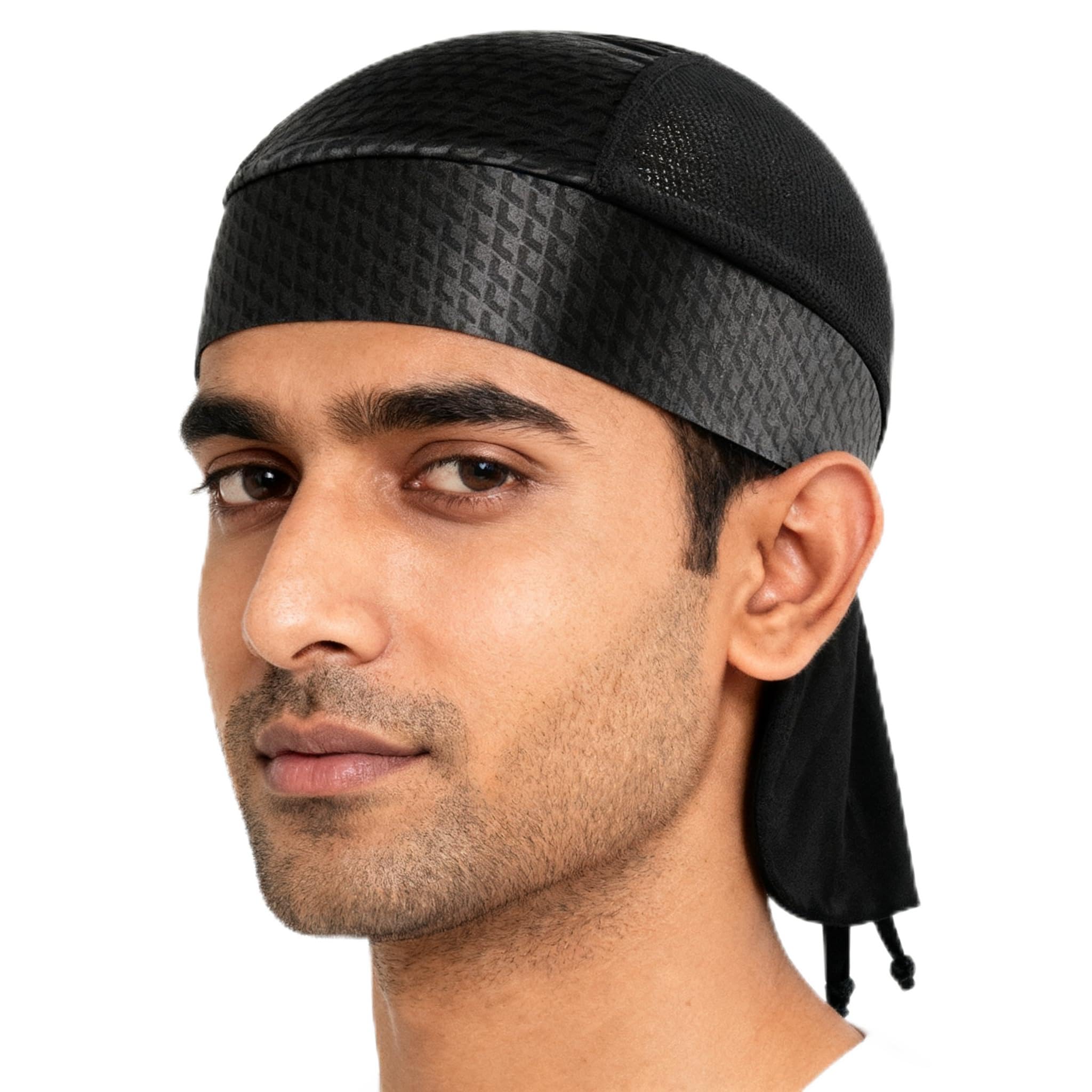 sunkizzrs Sunkizzrs® Breathable Durag Headwear Pirate Hat Bandana Head Wrap Headwear Sweat Wicking Helmet Liner/Cooling Skull Cap-picture-44