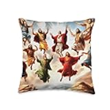 Ten Lords Leaping The Ten Commandments Throw Pillow