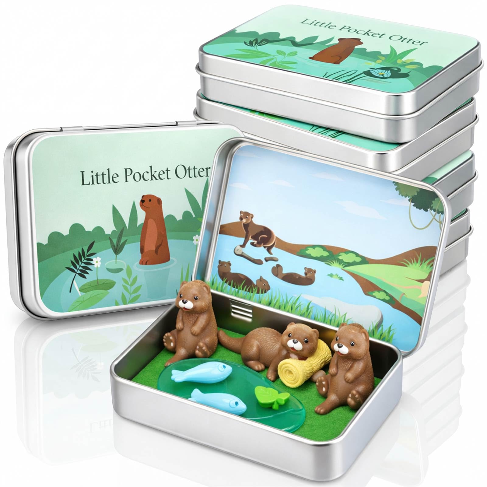 Photo 1 of Lewtemi 6 Set Pocket Otter Miniature Landscape Kit