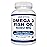 Arazo Nutrition Wild Caught Omega 3 Fish Oil - 60 Soft Gels - 4,080mg High EPA 1200mg DHA 900mg Lemon Flavor Burpless Softgels