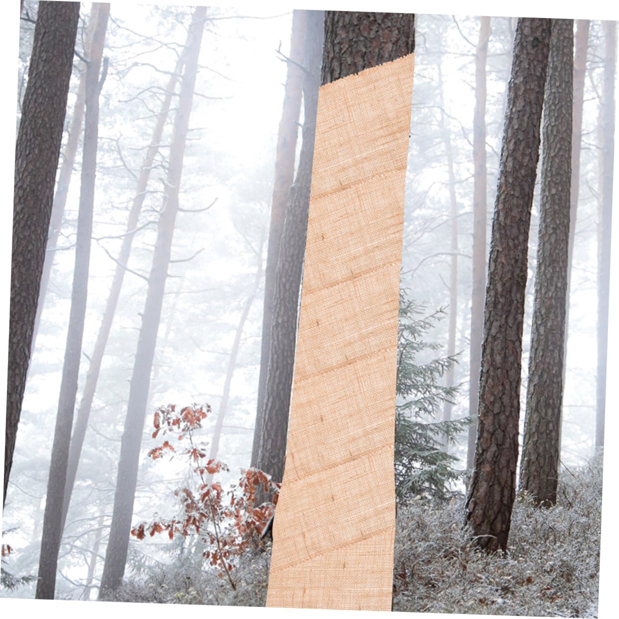 Baumstammwickel 0, 3x10m Jutegewebe Braun für Winterschutz